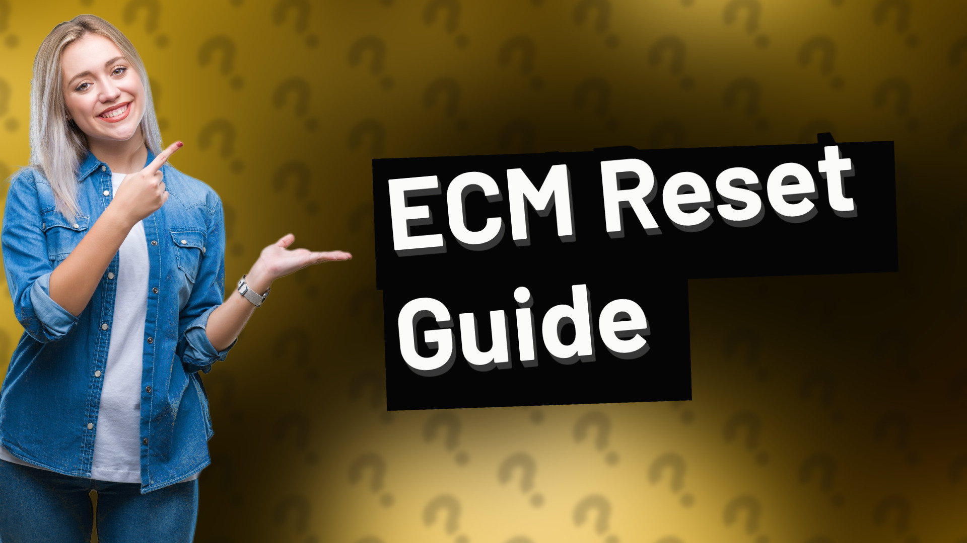 ECM Reset Guide