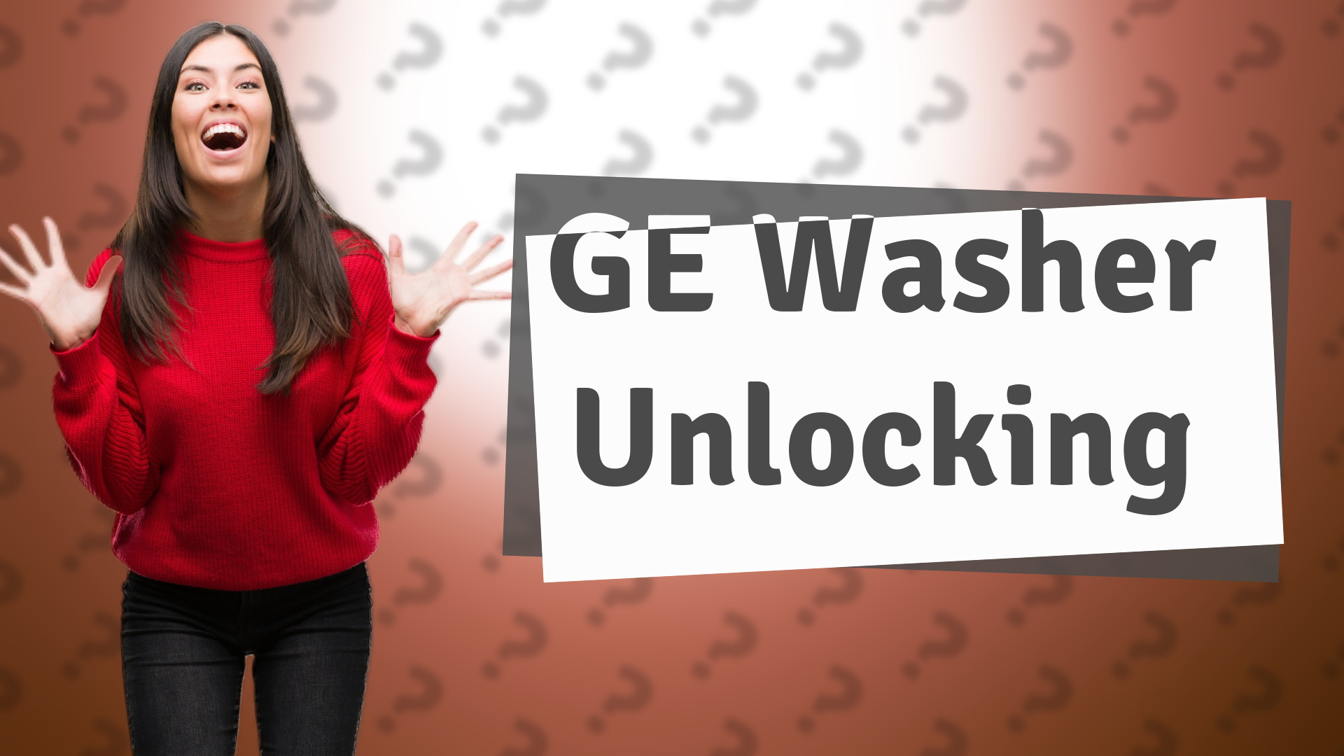 GE Washer Unlocking
