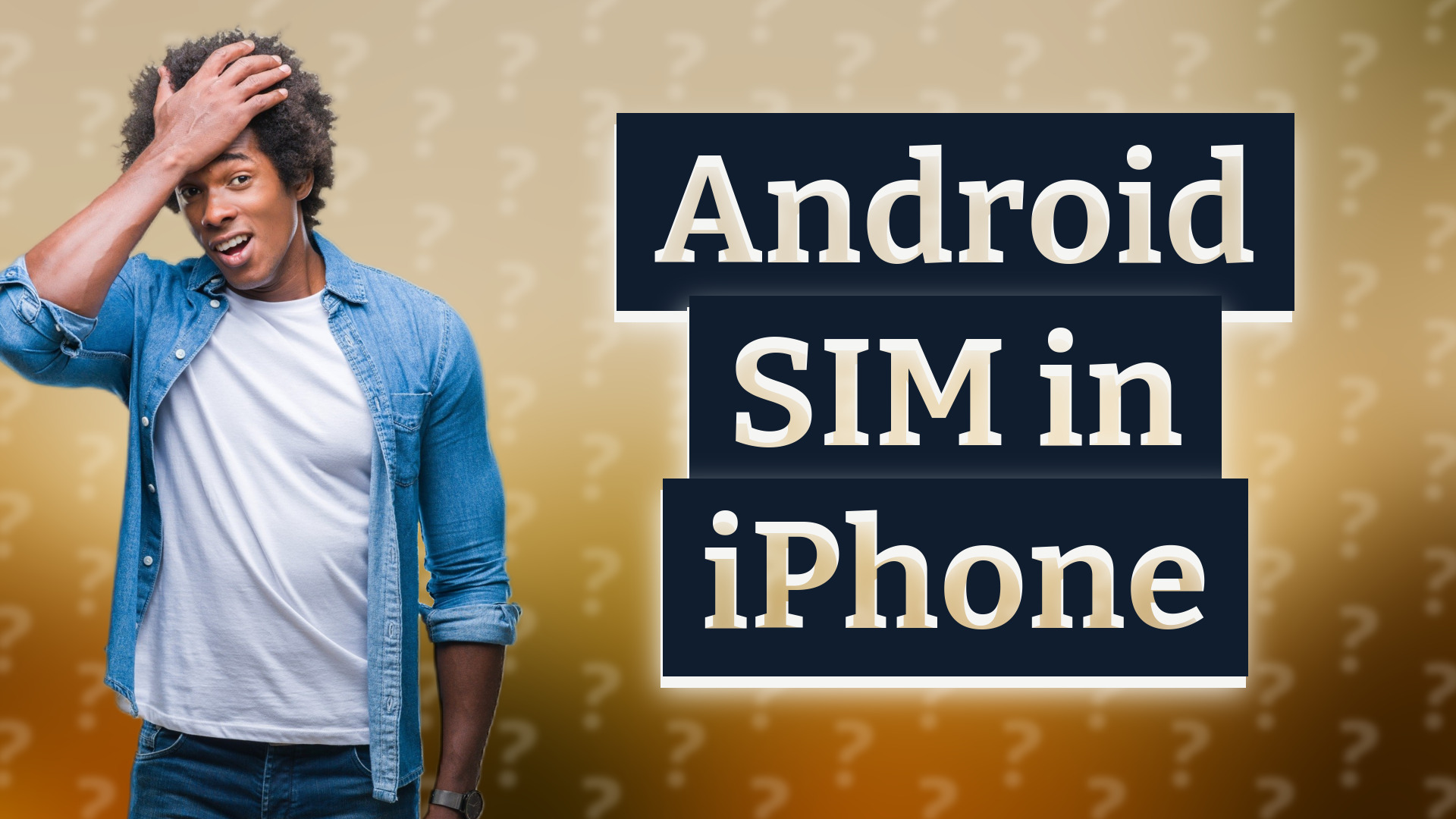 Android SIM in iPhone