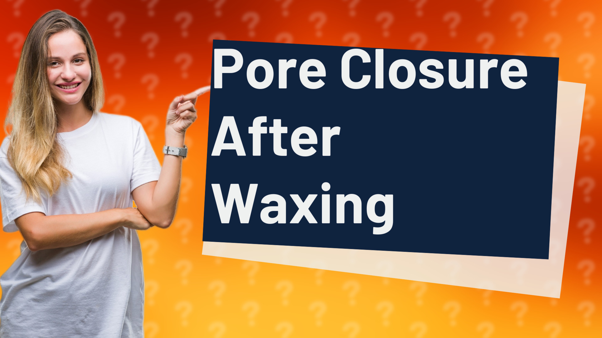 Pore Closure After Waxing