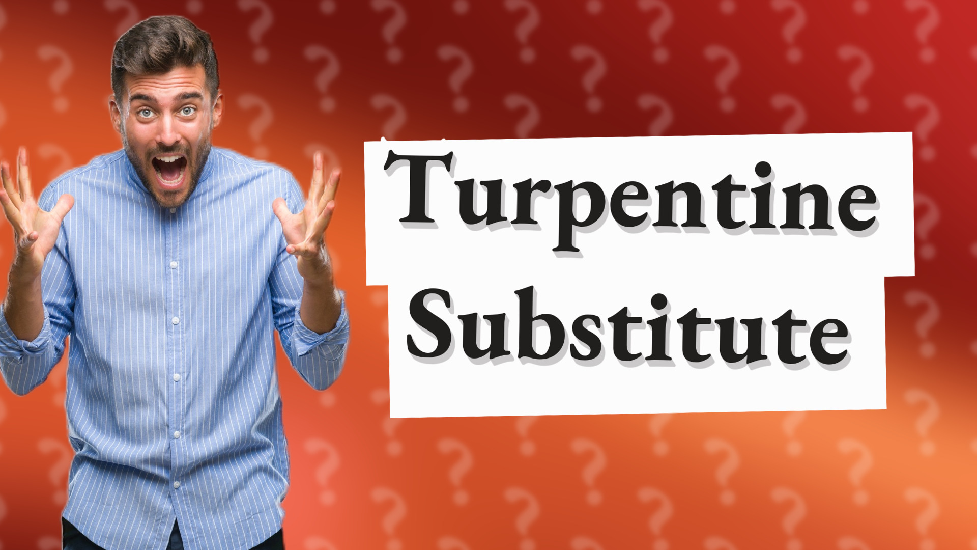 Turpentine Substitute