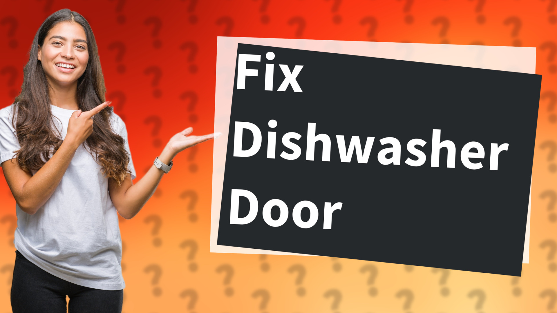 Fix Dishwasher Door