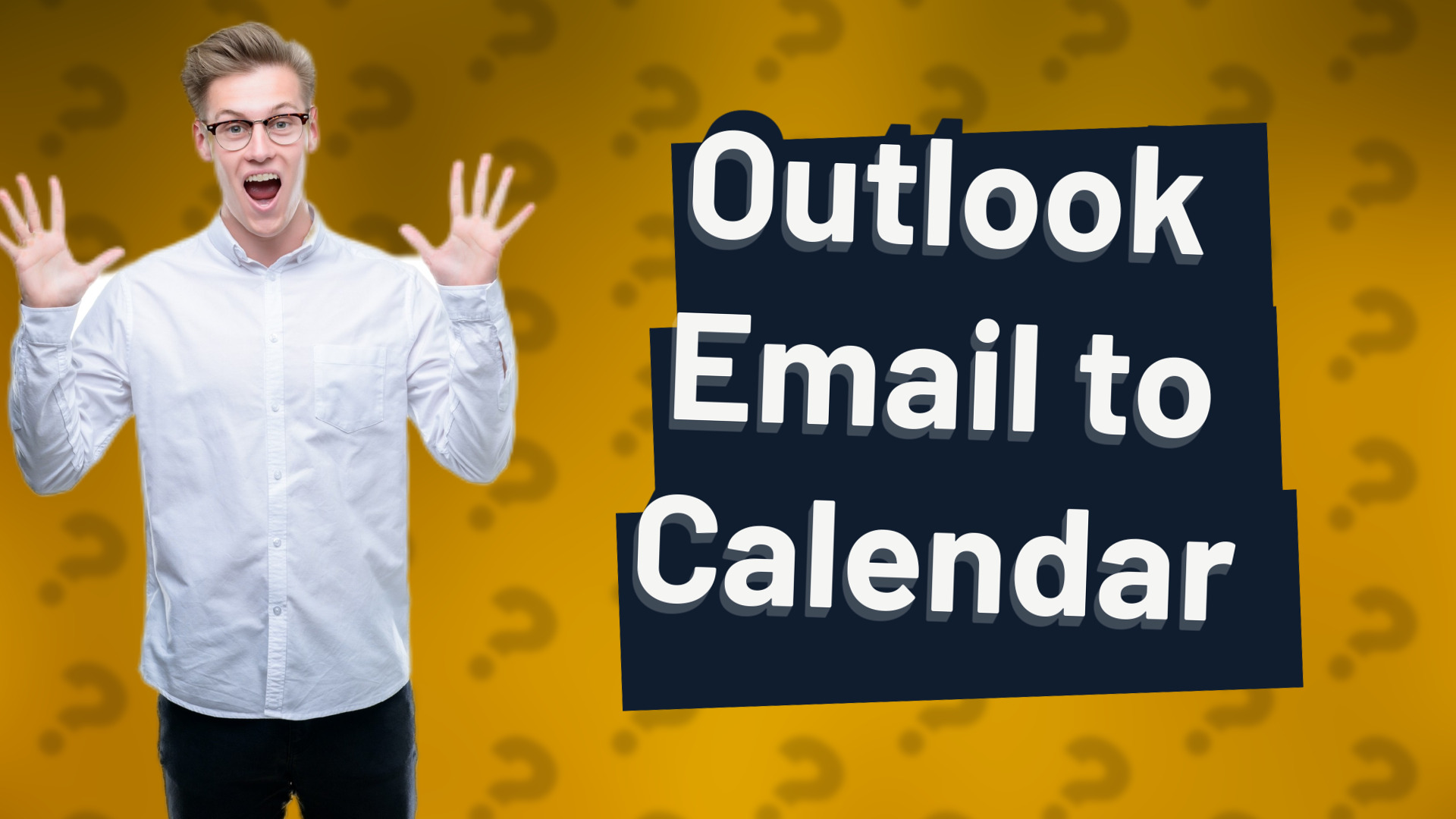 Outlook Email to Calendar