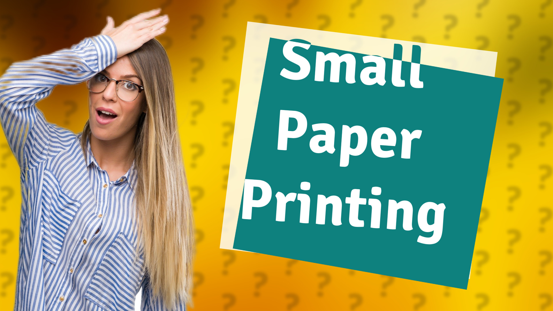 Small Paper Printing