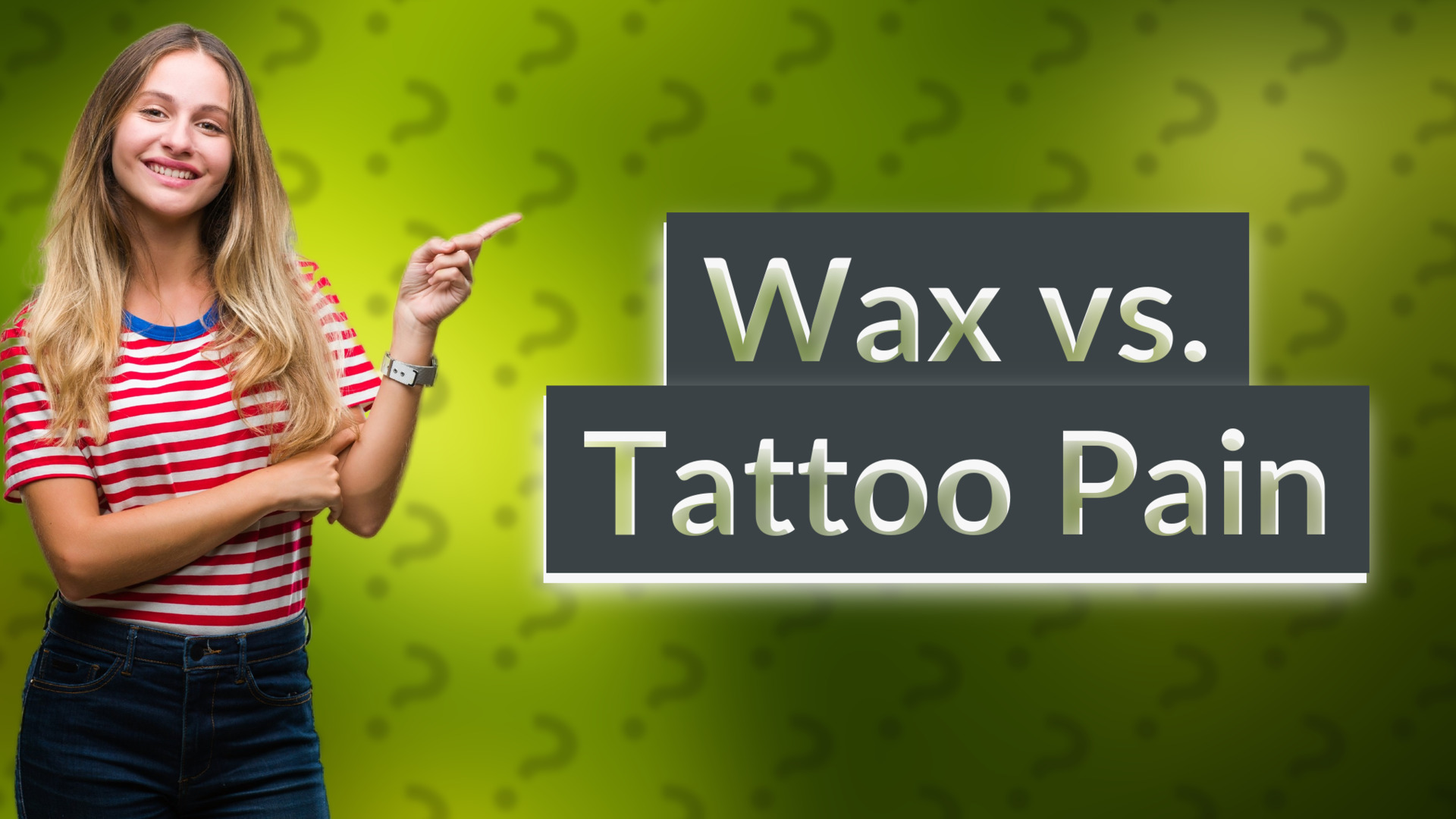 Wax vs. Tattoo Pain