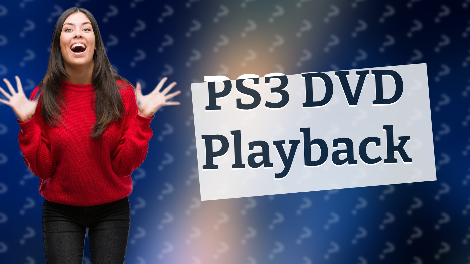 PS3 DVD Playback