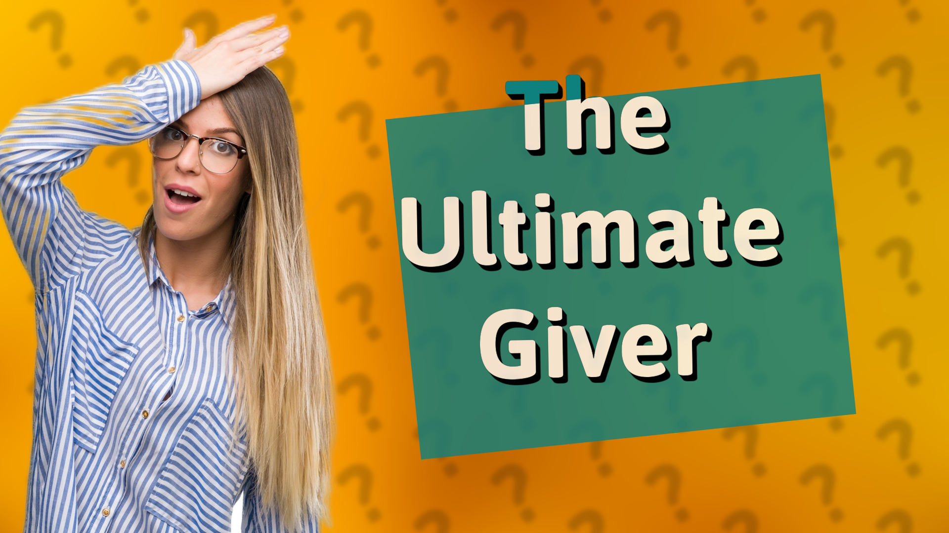 The Ultimate Giver