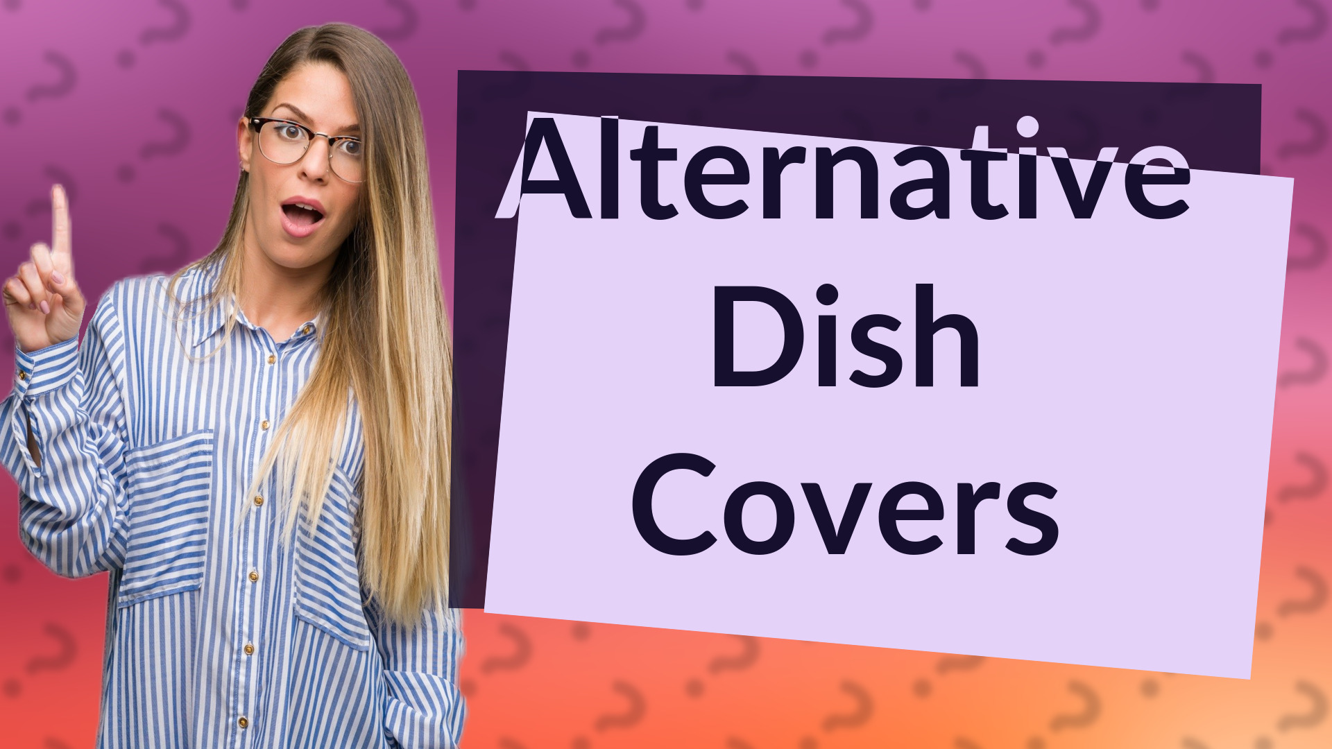 Alternative Dish Covers