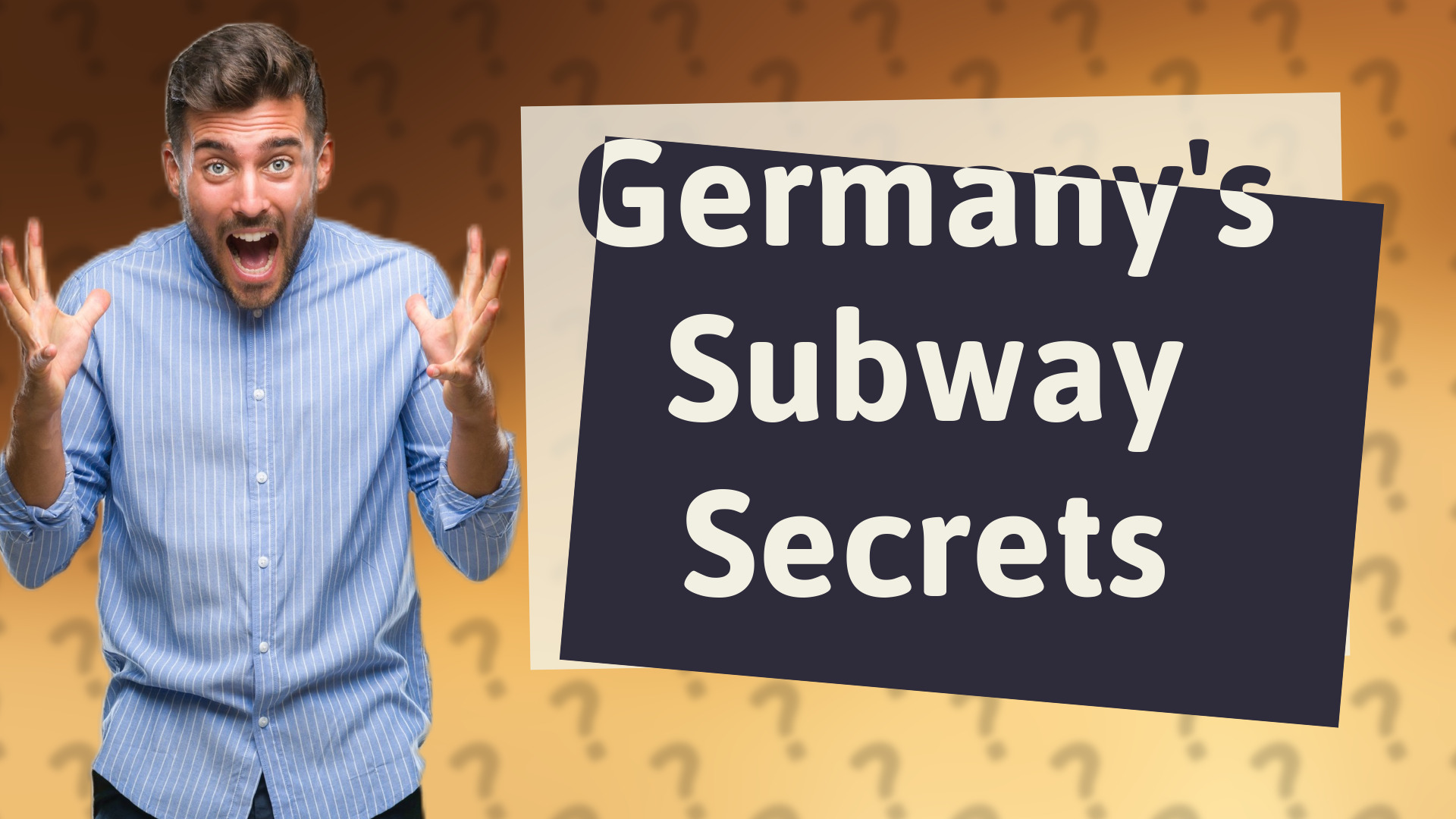 Germany's Subway Secrets