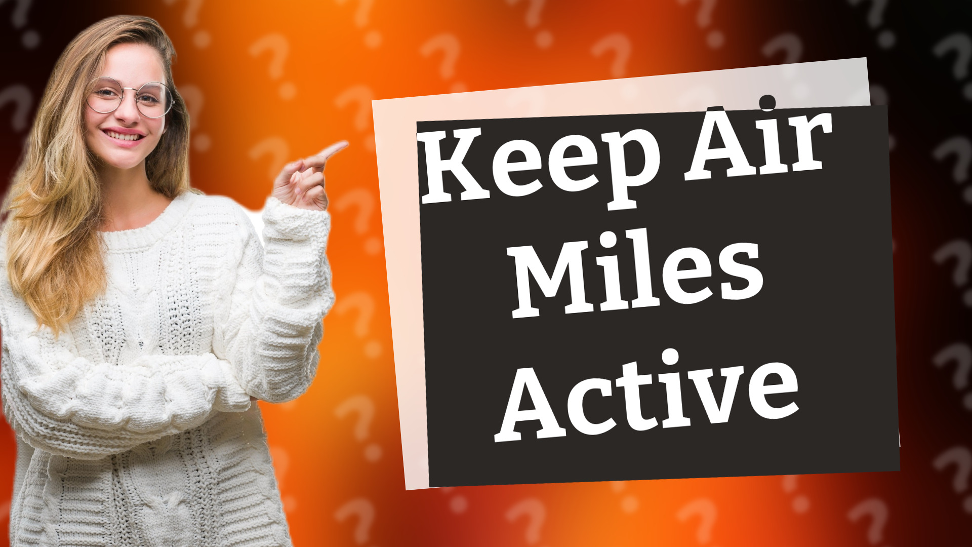 Keep Air Miles Active