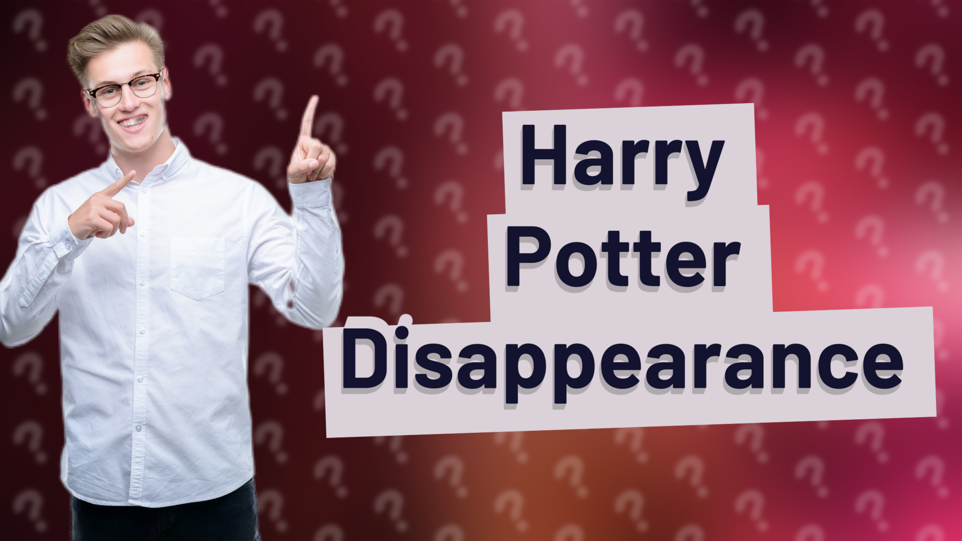Harry Potter Disappearance