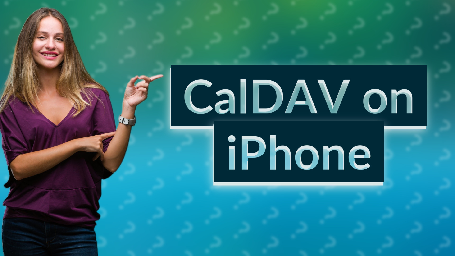 CalDAV on iPhone
