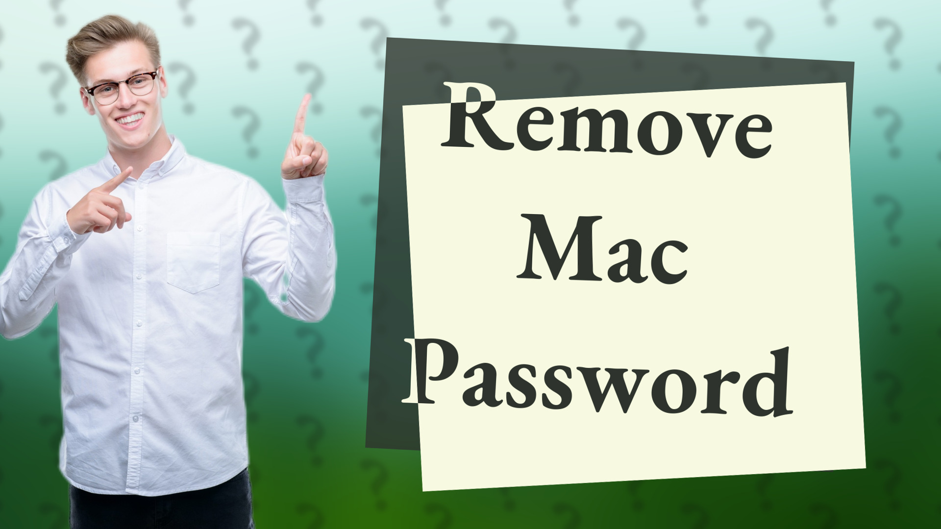 Remove Mac Password