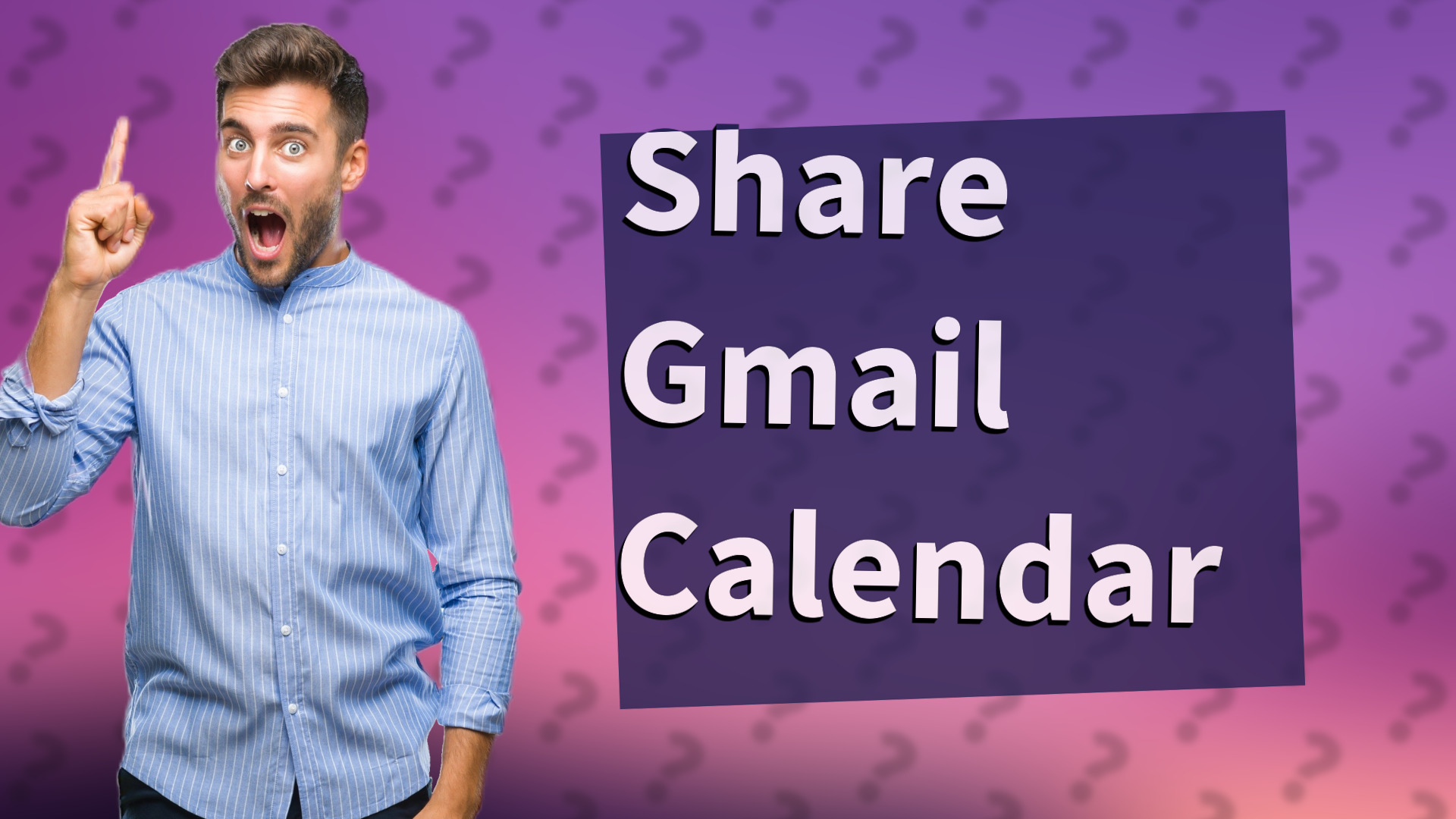 Share Gmail Calendar