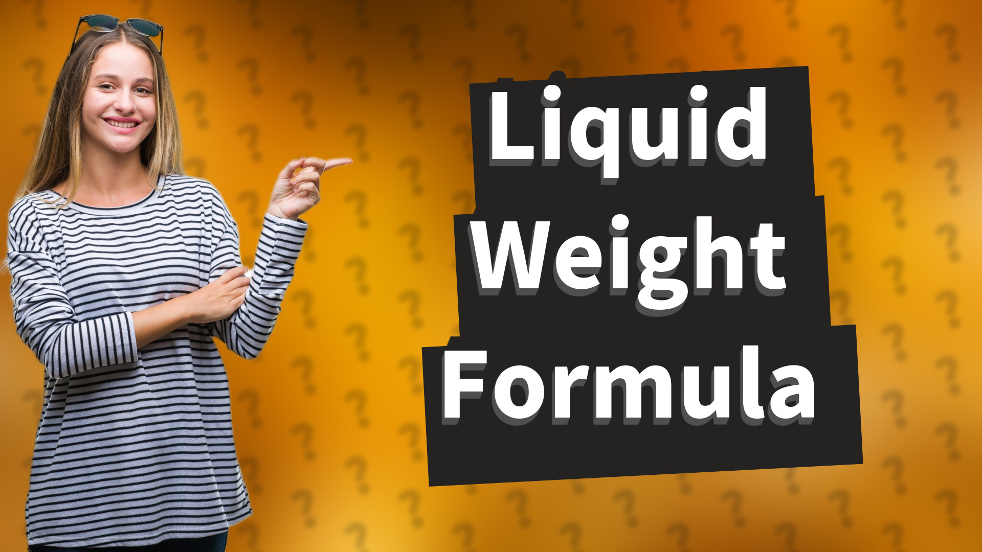 Liquid Weight Formula
