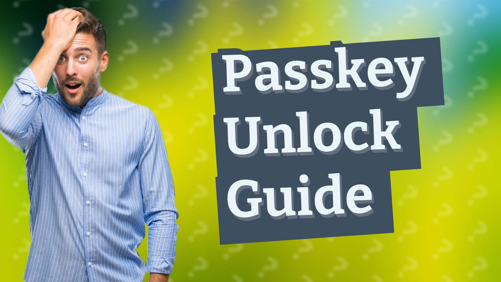 Passkey Unlock Guide