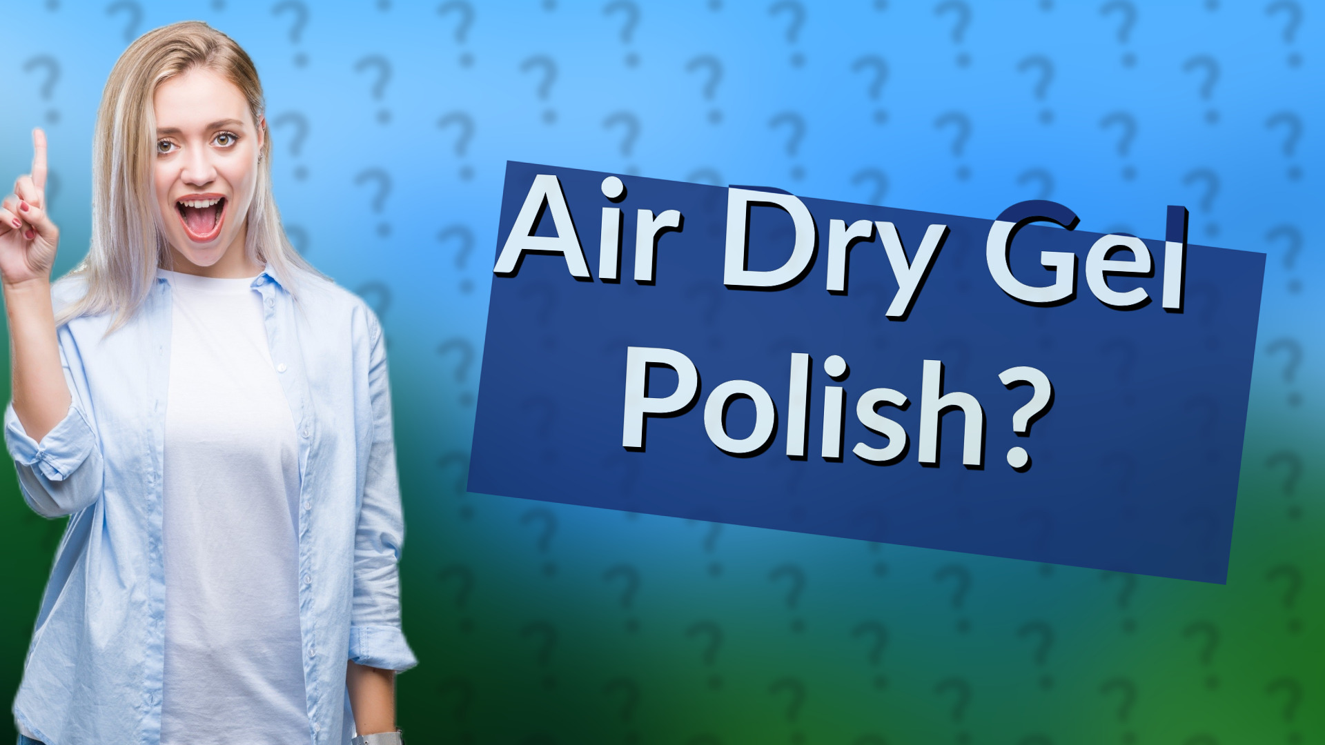 Air Dry Gel Polish?