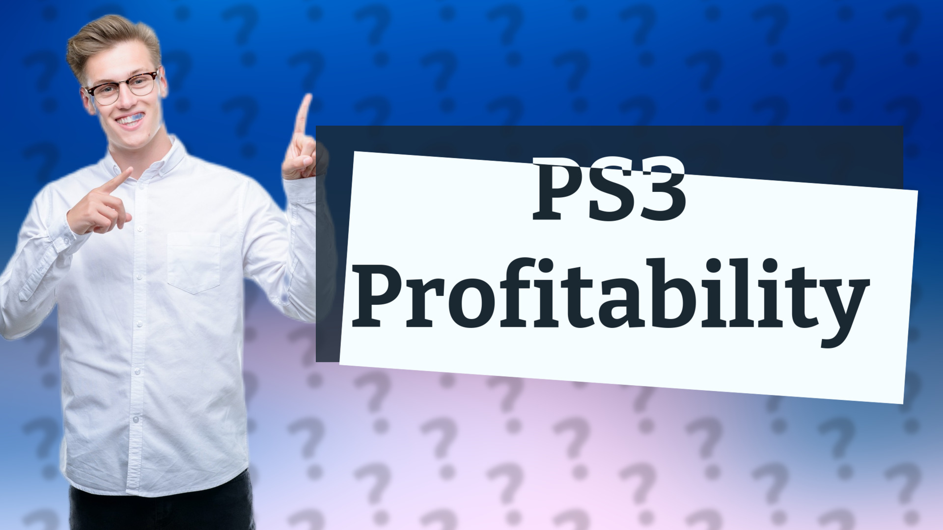 PS3 Profitability