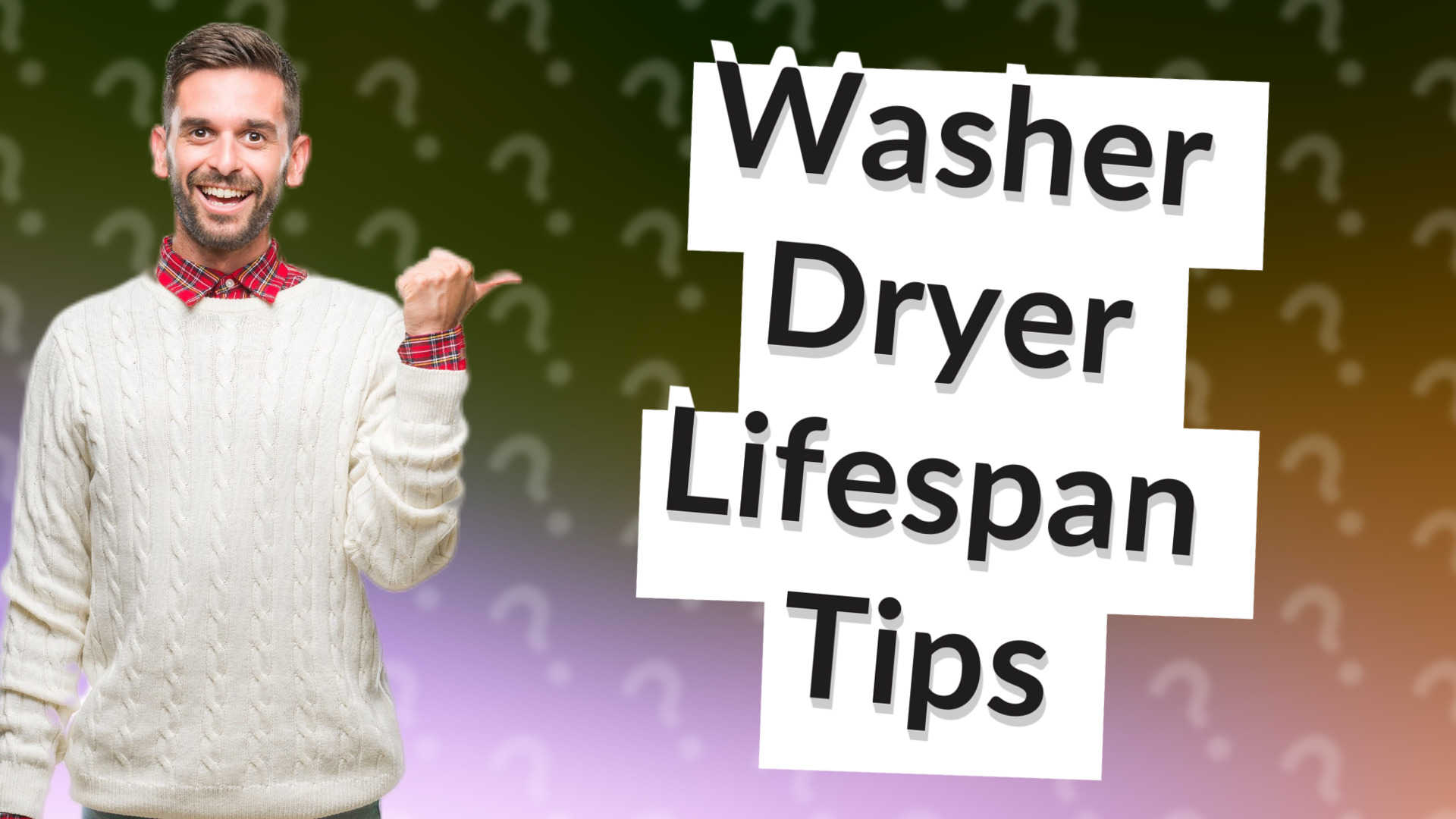 Washer Dryer Lifespan Tips