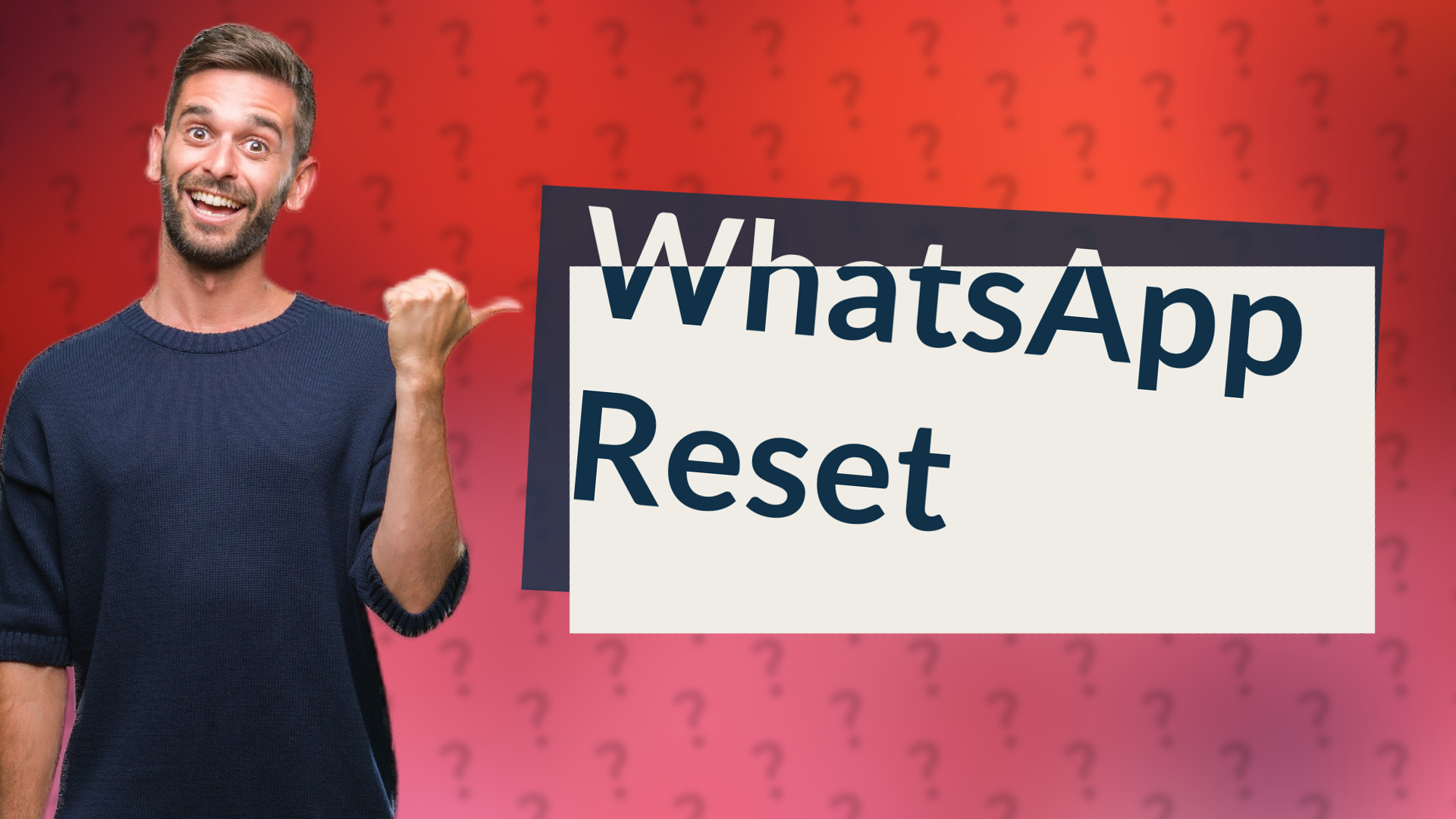 WhatsApp Reset