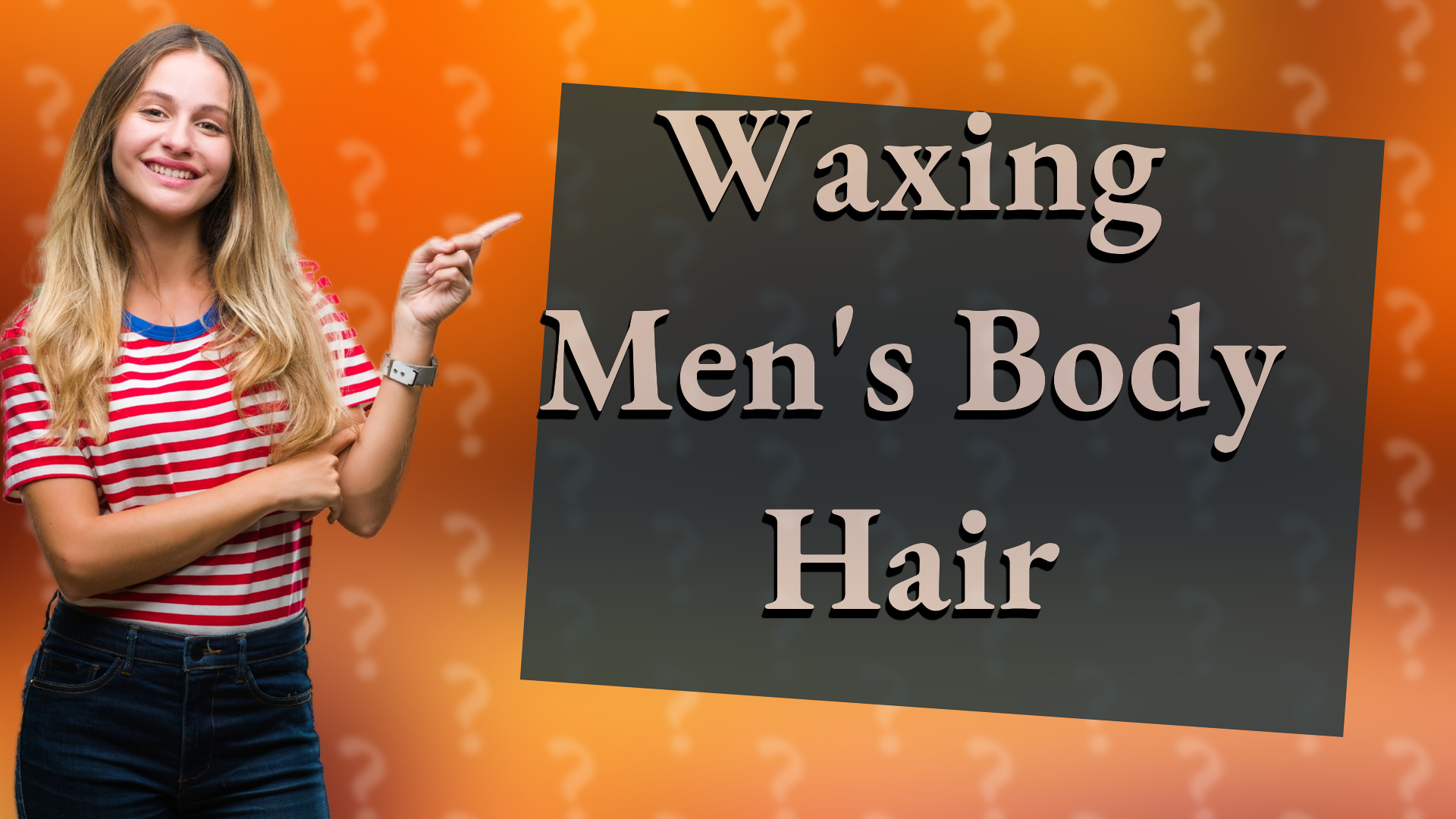 Waxing Men's Body Hair