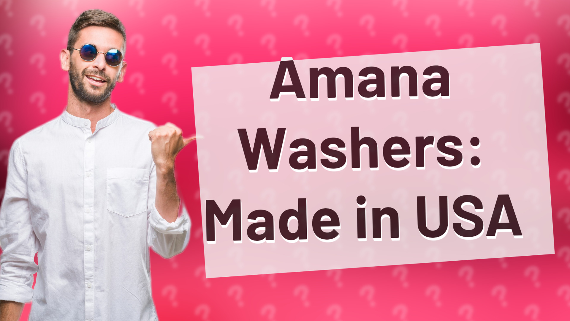 Amana Washers: Made in USA