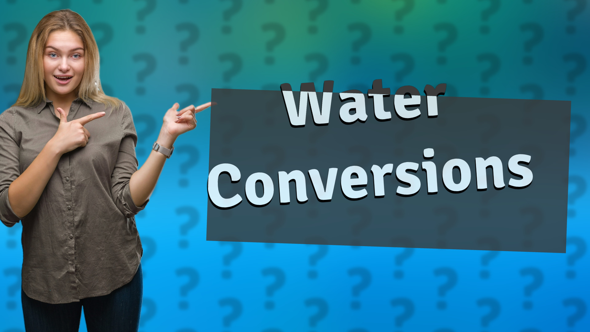 Water Conversions