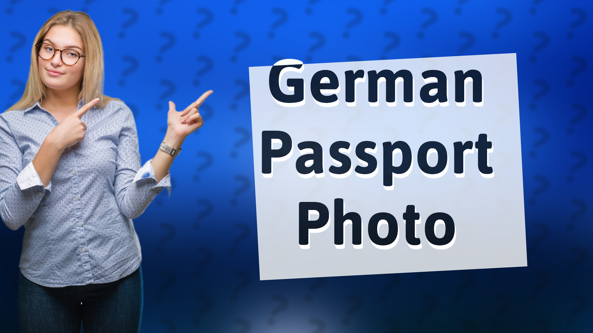 German Passport Photo