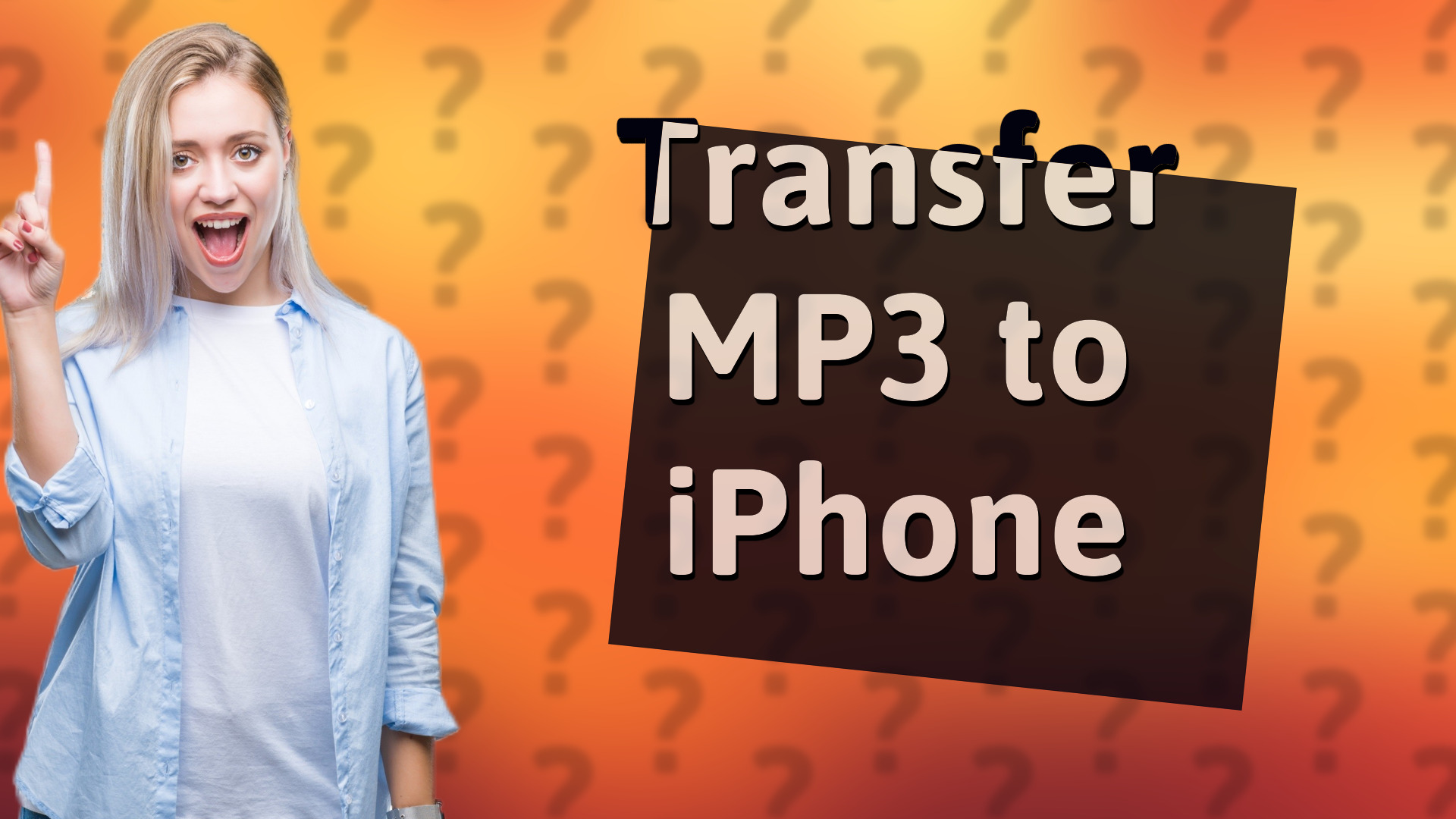 Transfer MP3 to iPhone