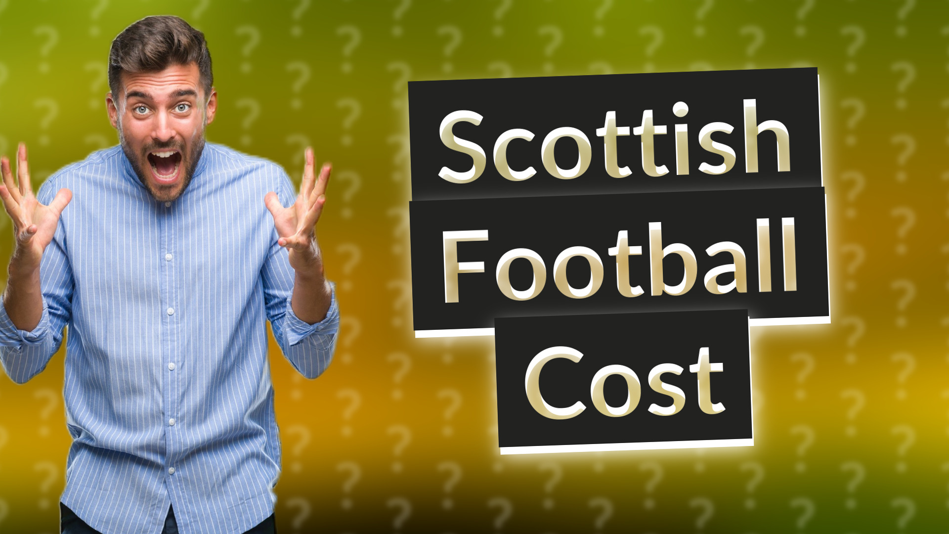 Scottish Football Cost