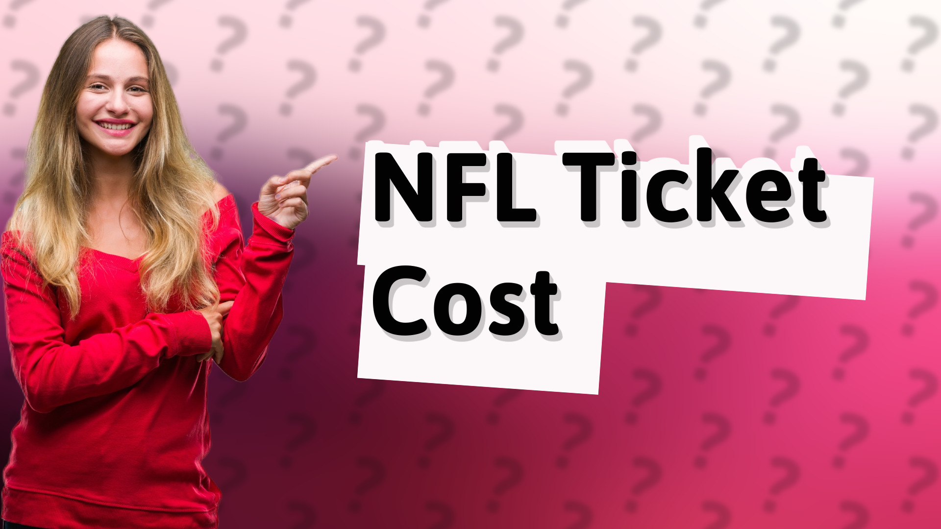 NFL Ticket Cost