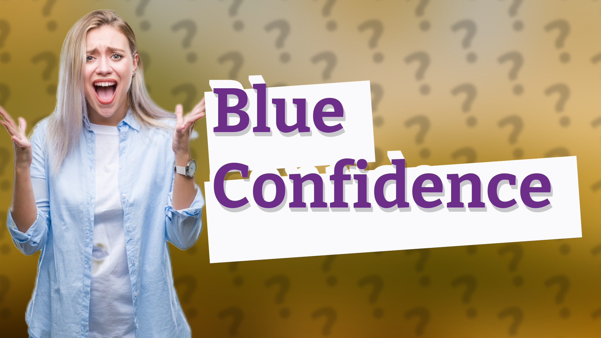 Blue Confidence