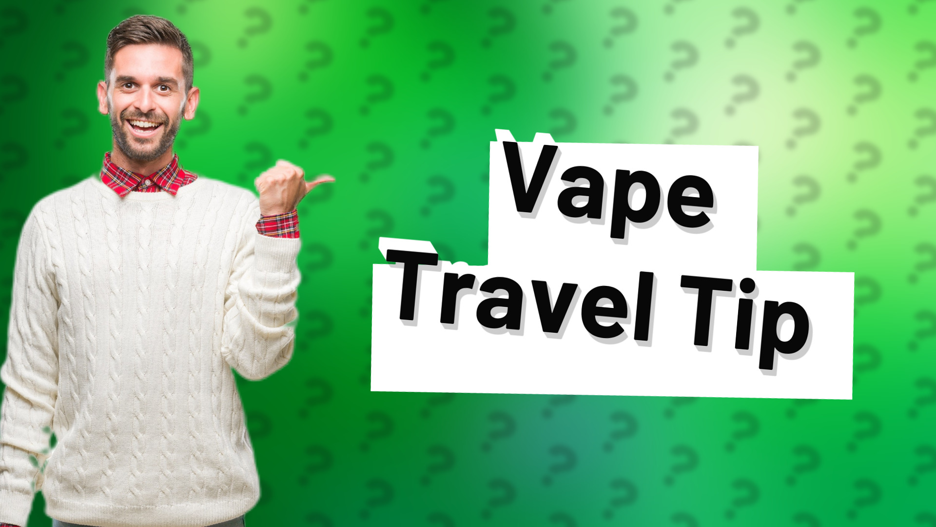 Vape Travel Tip