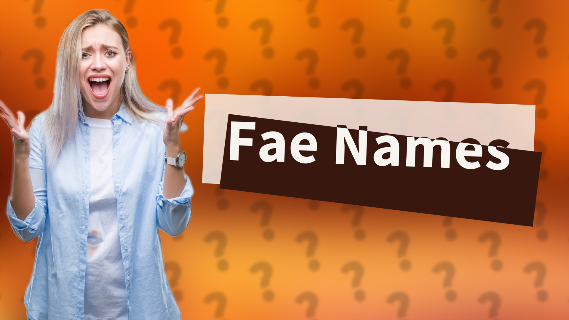 Fae Names