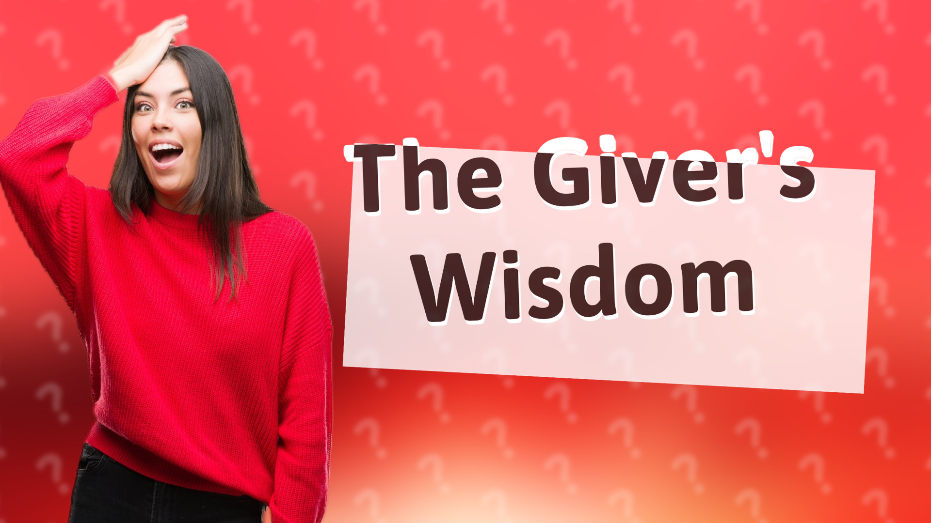 The Giver's Wisdom