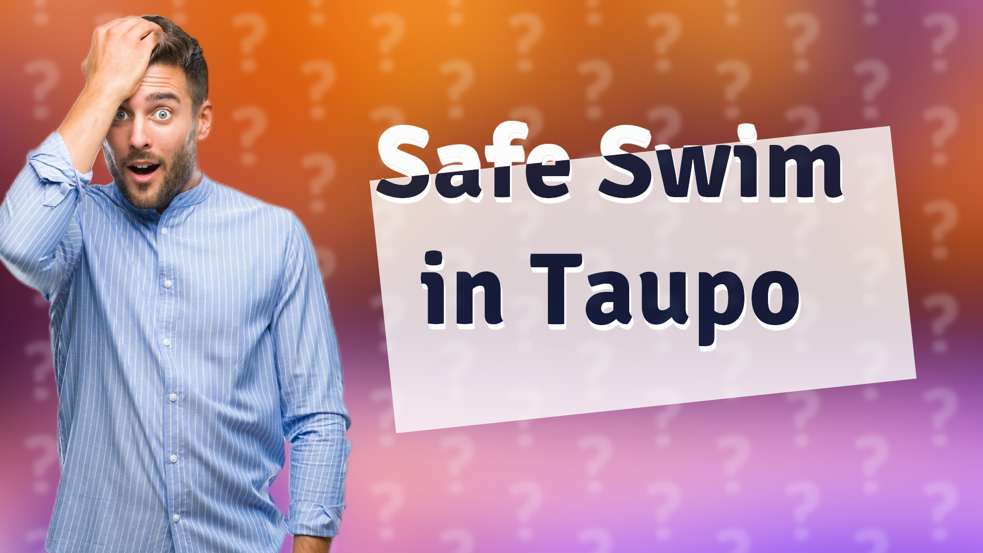 Safe Swim in Taupo