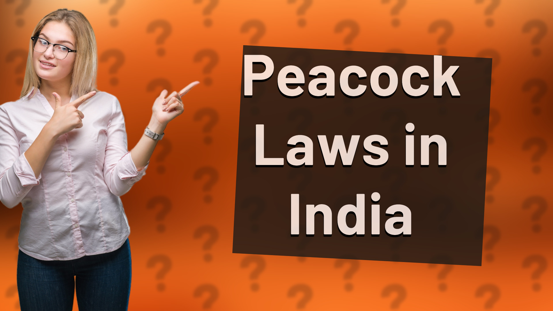 Peacock Laws in India