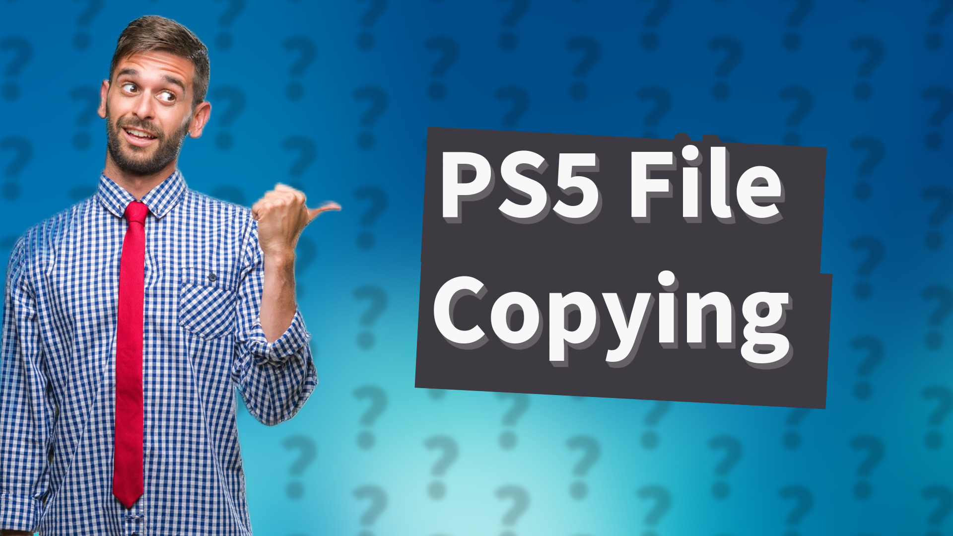 PS5 File Copying