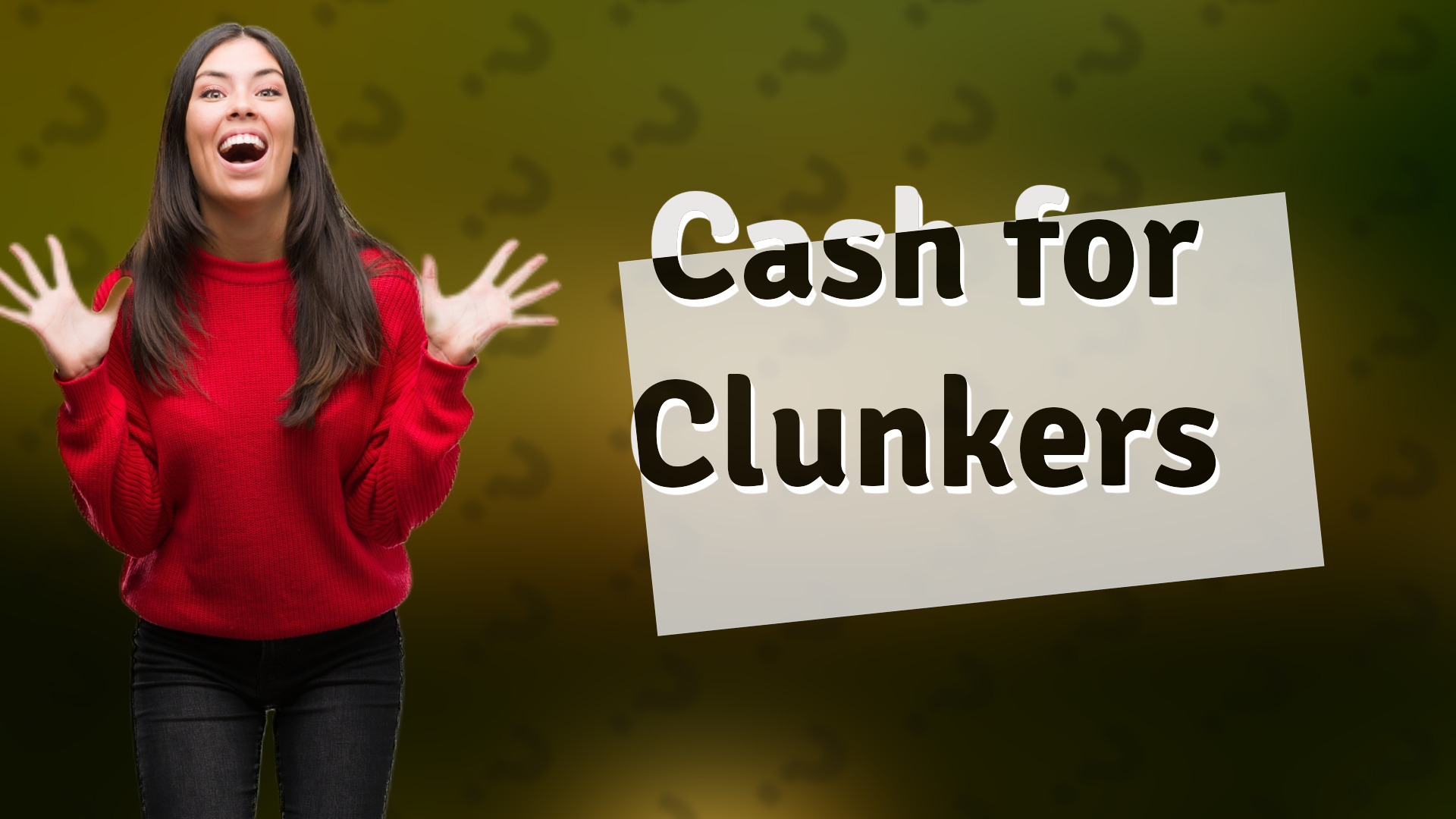 Cash for Clunkers