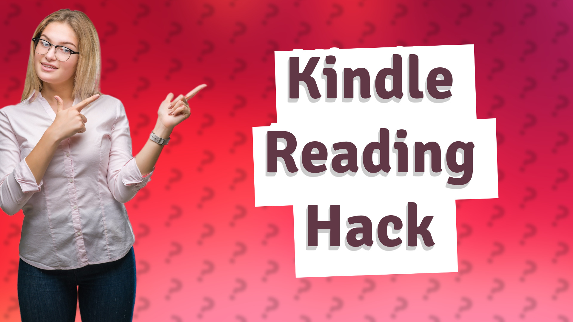 Kindle Reading Hack