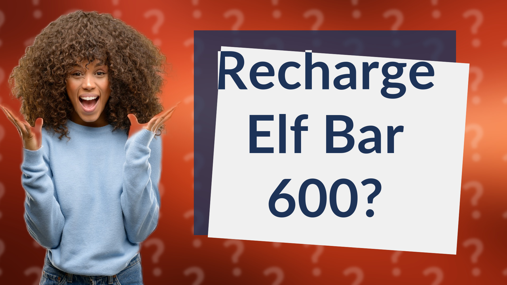 Recharge Elf Bar 600?