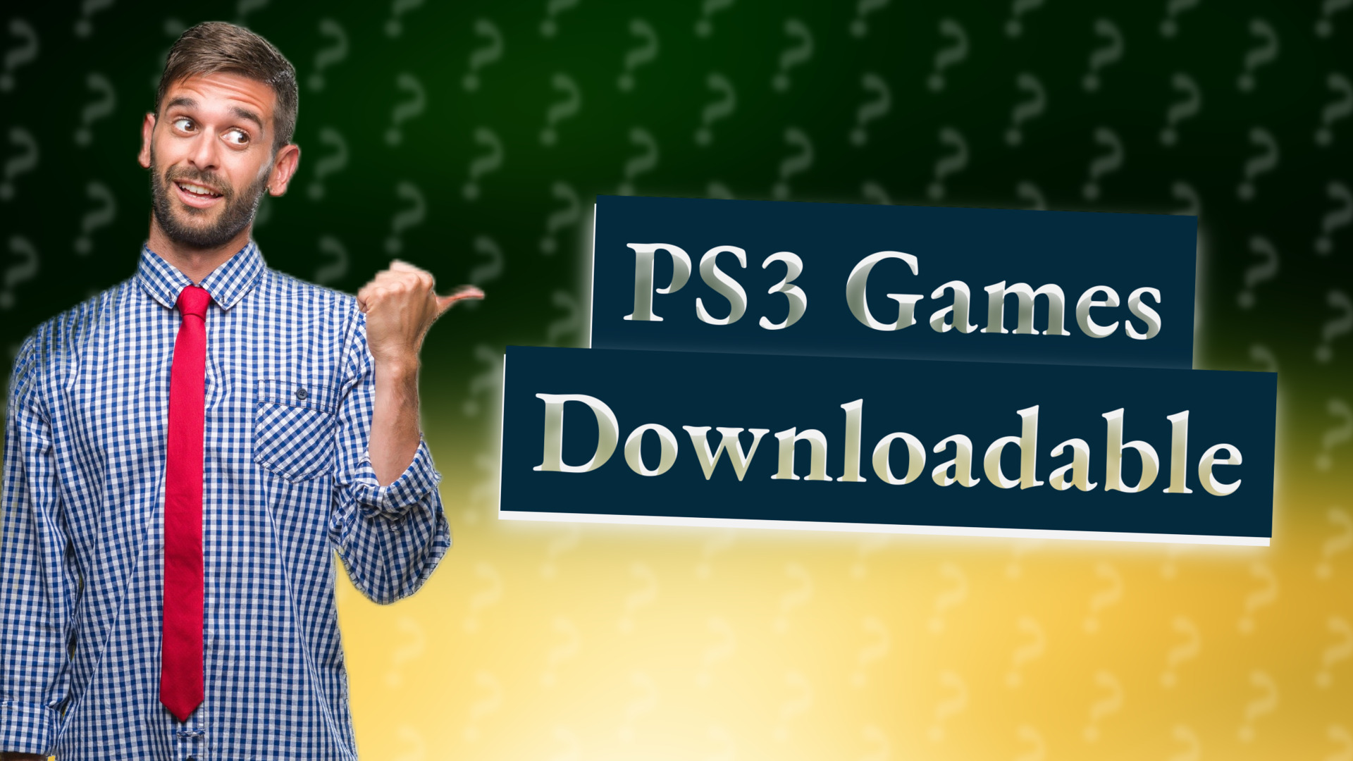 PS3 Games Downloadable