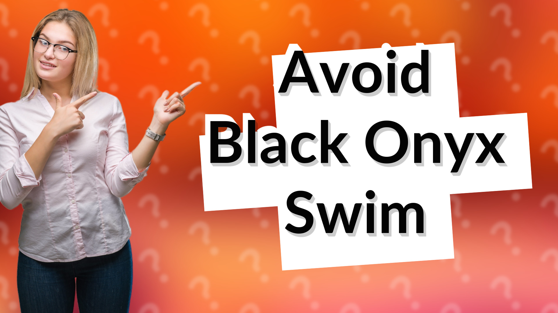 Avoid Black Onyx Swim