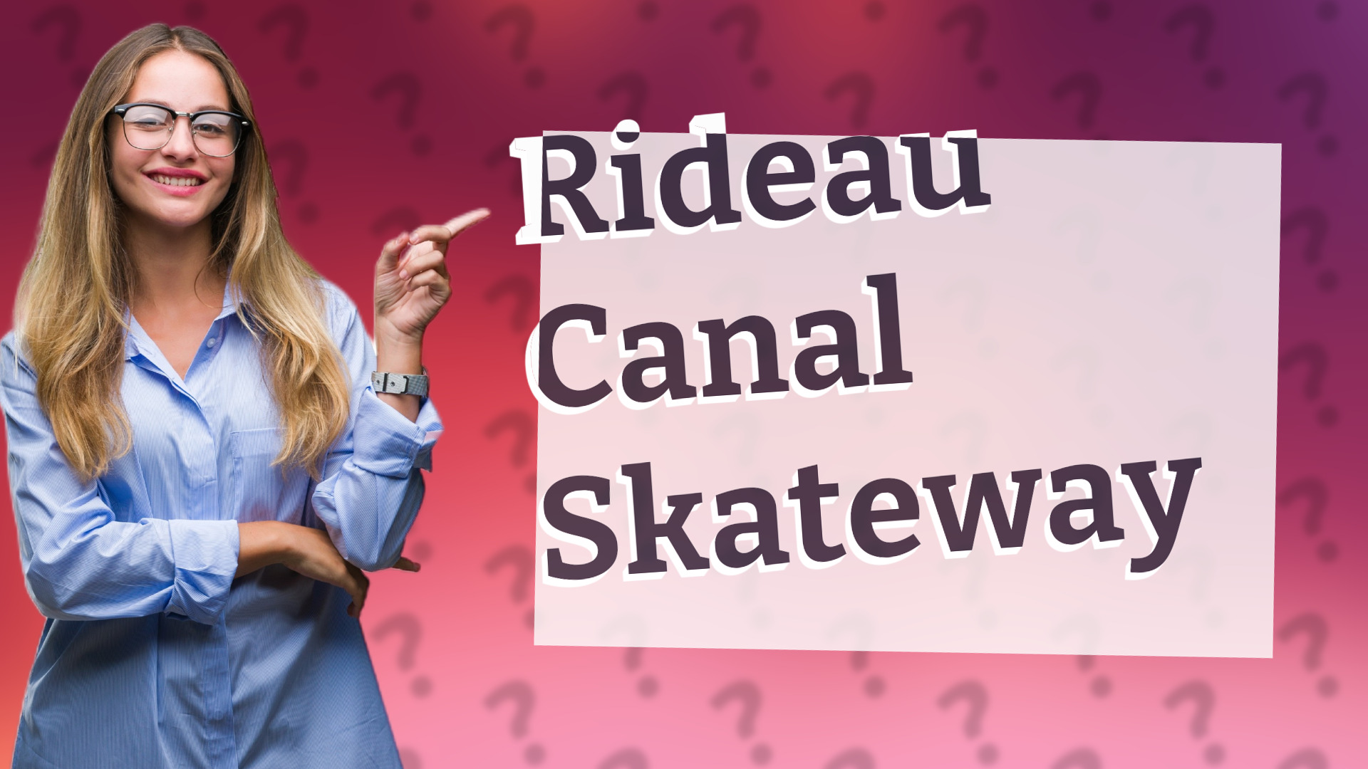 Rideau Canal Skateway