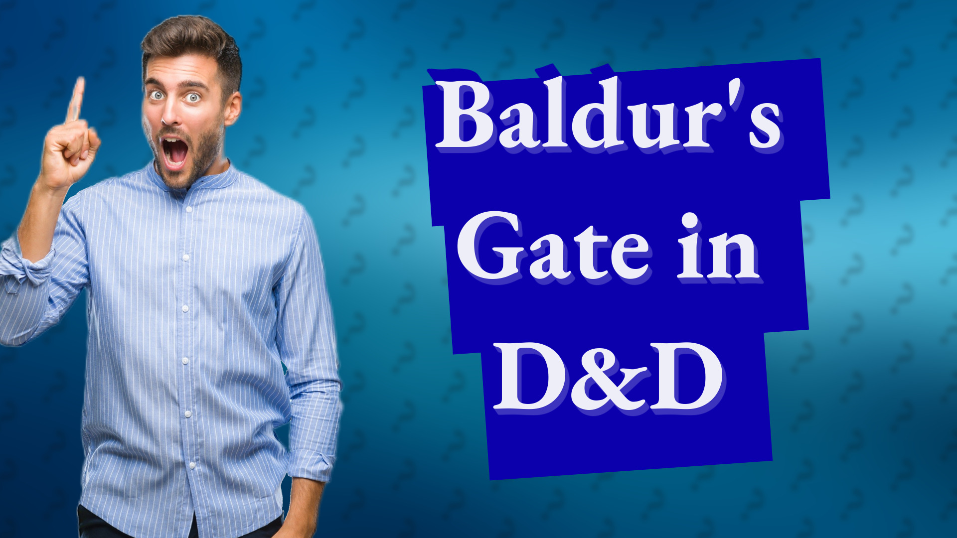 Baldur's Gate in D&D