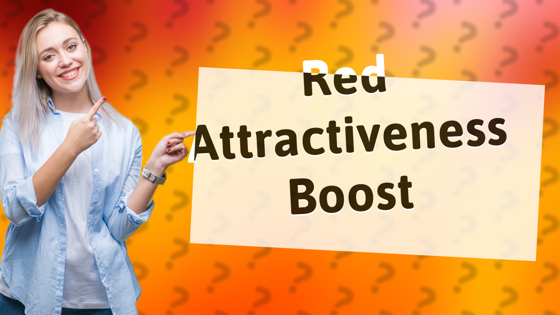 Red Attractiveness Boost