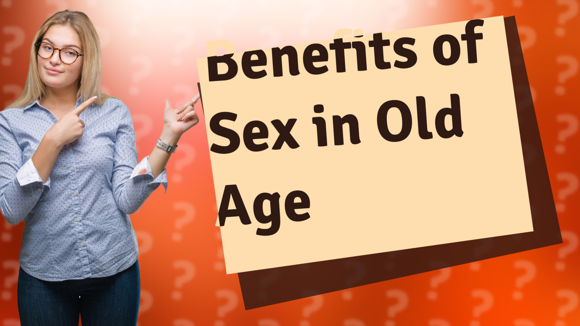 Benefits of Sex in Old Age