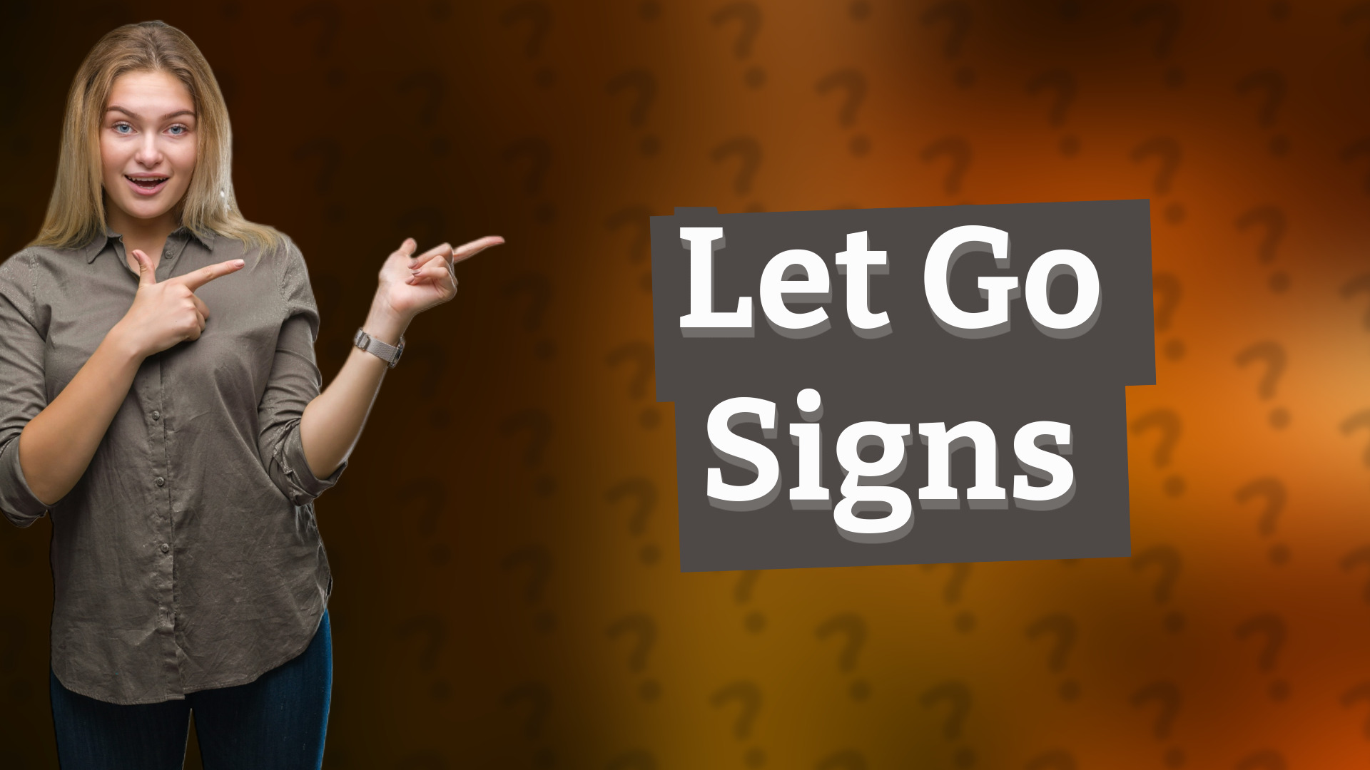 Let Go Signs