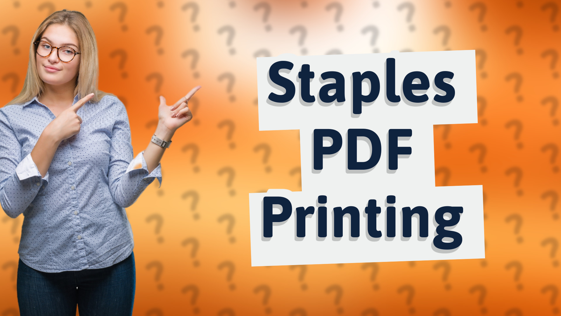 Staples PDF Printing