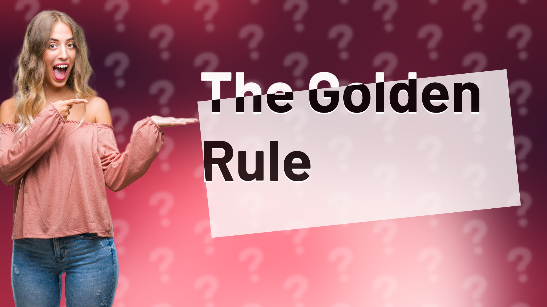 The Golden Rule